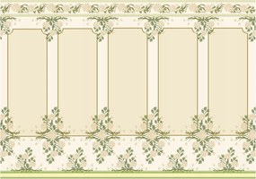 Fotótapéta Virágok Klasszikus panelek 312x219 finom dísz +ragasztó