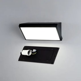Brilagi-LED Fényerőszabályozható kültéri fali lámpa TRIANGLE 1xE27/6W/230V 2700-6500K IP65 fekete