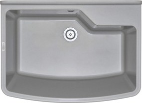 Deante Garden, polipropilén kifolyó 610x445x302 mm B/O, 2" + szifon, 1kamrás, szürke, ZYT_310B