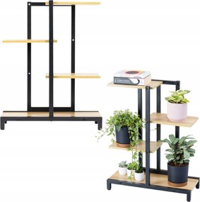 Virágtartó állvány 5 Szint 5 virágtartó állvány Fém Álló