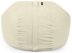 Világosszürke buklé babzsákfotel Roll 135 – SLOWDOWN