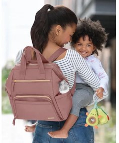 Skip Hop MAINFRAME pelenkázó hátizsák babakocsihoz, Dusty rose