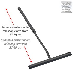 Fekete teleszkópos ablakmosó – Wenko