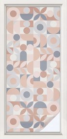 Ablakfólia öntapadós adatvédelem Absztrakt mozaik 50x116