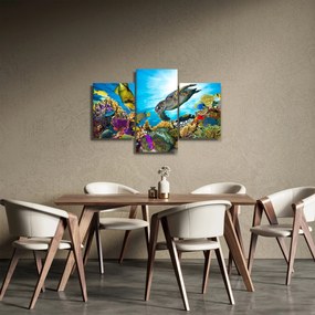 Egy korallzátony képe (90x60 cm)