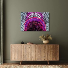 Absztrakt kép - lila ágak (90x60 cm)