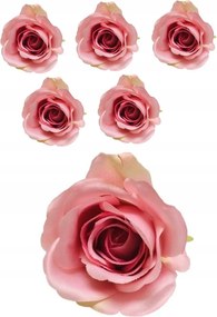 Mesterséges rózsa csomózáshoz bimbó fej virágok nagy rózsaszín nád