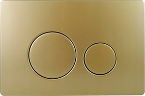 WC-öblítő gomb acél arany Jomo Werit JomoTech WC-állványhoz