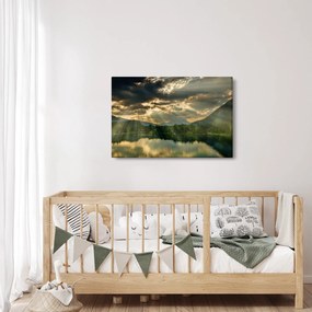 Tó a ragyogó nappal képe (90x60 cm)