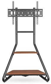 Nedis TVSM6200BK - Állvány TV-hez 37-75", fekete/barna