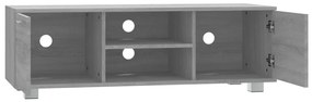 szürke sonoma színű szerelt fa TV-szekrény 120 x 40,5 x 35 cm