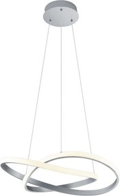 TRIO R32051107 COURSE Modern Led Függesztett Lámpa Ezüst LED IP20