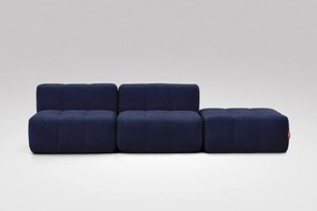 3 Teiliges Modulares Sofa – Blau