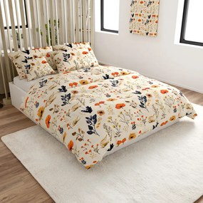 Mikroplüss ágyneműhuzat PAPAVA krémszínű Ágyneműhuzat mérete: 70 x 90 cm | 140 x 220 cm