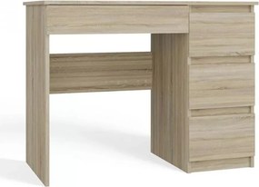 Fiókos íróasztal 90x50x77cm szürke FUR1954-1