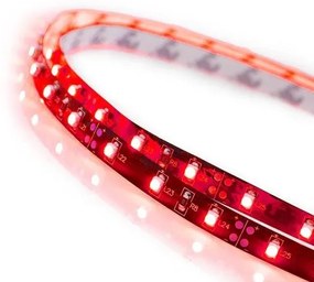 LED szalag , 2835 , 60 led/m , 4.8 Watt/m , piros , IP54