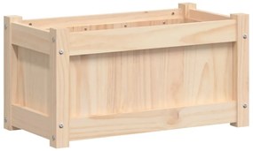 tömör fenyőfa virágláda 60x31x31 cm