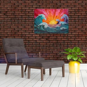 Kép - Hullámmozaik (70x50 cm)