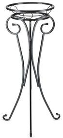 Virágállvány 74x34 cm fekete