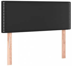 fekete műbőr LED-es fejtámla 100 x 5 x 78/88 cm