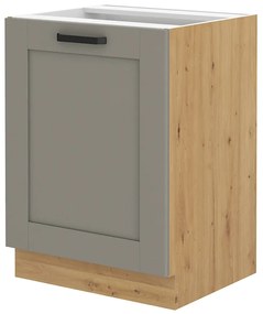 Alsó konyhaszekrény Lucid 60 D 1F BB (artisan tölgy + claygrey). 1045486