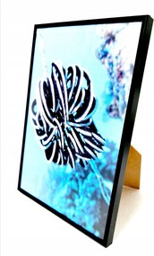 Keret tartĂłval 21x29,7 fekete alumĂnium