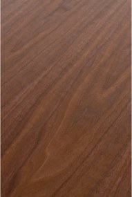 Kerek étkezőasztal diófa dekorral ø 120 cm Laurent – White Label