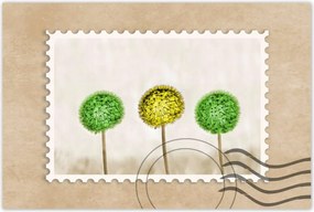 Poszterek 120x80 Sárga a lime között