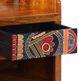 Cipőpad 100x35x45 cm Tömör akác fából