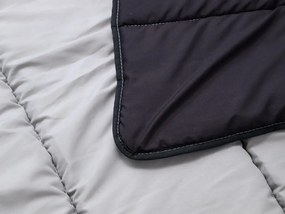 Egész éves steppelt paplan 140x200 cm üreges szálból, fekete