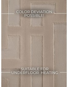 Bézs szőnyeg 120x170 cm Perles Onyx – Elle Decoration