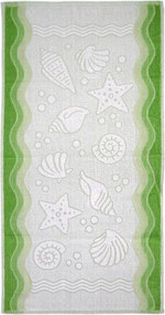 Greno Törölköző Flora ocean 70x140 zöld