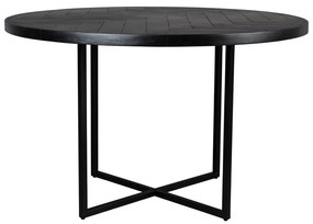 Kerek étkezőasztal akácfa dekorral ø 120 cm Class – Dutchbone