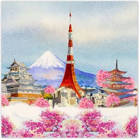 Poszterek 100x100 Kirándulás Japánba