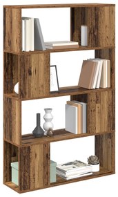 könyvespolc Régi fa Szerelt fa 80 x 24 x 124 cm Polc