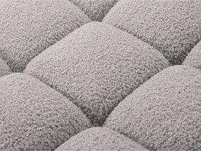 Világosszürke buklé moduláris sarokkanapé (jobb oldali) Bellis – Micadoni Home