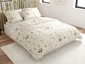 Polipamut ágyneműhuzat INSECTA POLY krém színű Ágyneműhuzat mérete: 2 db 70 x 90 cm | 200 x 220 cm