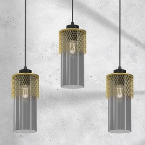 Csillár zsinóron GLAM 3xE27/60W/230V