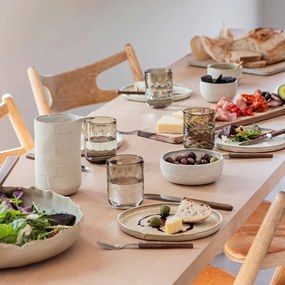 Bézs kő tányér készlet 2 db-os ø 20 cm Sand Grain – Mette Ditmer Denmark