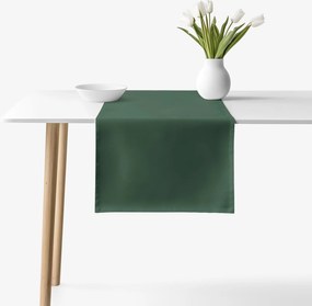 Goldea pamut asztali futó - sötétzöld 35x140 cm