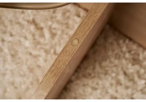 Dohányzóasztal Aeris - Sapphire Oak, Transparent