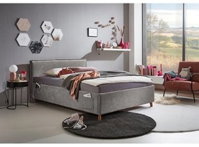 Szürke gyerekágy tárolóhellyel 120x200 cm Fun – Meise Möbel