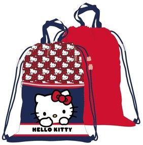 Hello Kitty Red Bow Deluxe sporttáska, tornazsák 45 cm
