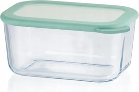 Ételtároló doboz üveg légmentesen záródó hőálló 0,75 l Juypal Zöld