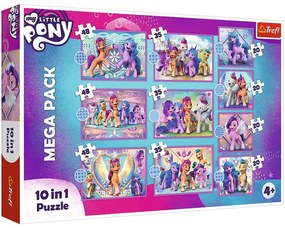 Gyermek puzzle - My little pony - 10 az 1-ben