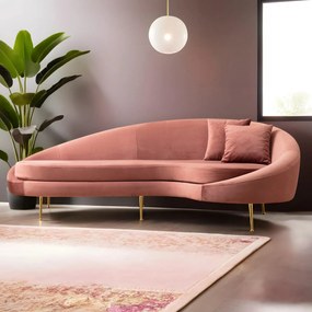 3 személyes kanapé Eses Jobbos - Pink