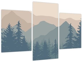 Kép - Türkiz hegység N⁰2 (90x60 cm)