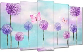 Vászonkép 100x60 A pillangók varázslatos birodalma