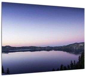 A tó képe (üvegen) (70x50 cm)