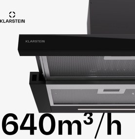 Klarstein Mariana Neo 90 lapos páraelszívó 90 cm 640 m³/h légszállítás LED